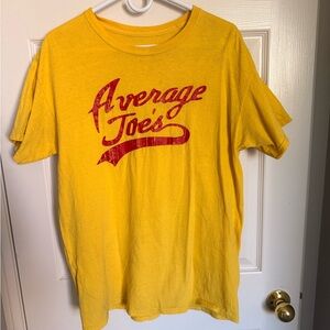 💛 Vintage-Style “Average Joe’s” T-Shirt‎ (Dodgeball Movie Tee)